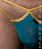 Sexy Mens Swimwear Extremely Sexy Mini Half Back String Bikini - Gan Eui