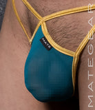 Sexy Mens Swimwear Extremely Sexy Mini Half Back String Bikini - Gan Eui