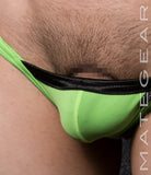 Sexy Mens Swimwear Xpression Mini Low V Back Thong- Bo Yoon (X-tra Low Front)