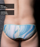 Sexy Men's Swimwear Xpression Mini Swim Squarecut - Ran Kwang VII (Flat Front / Reduced Sides)