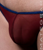 Sexy Men's Swimwear Ultra Swim Pouch Bikini - Ae Min V (Extra Deep V Front)