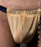 Sexy Mens Swimwear Ultra Slingshot - Ree Shin (Black/Blue Band)