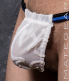 Sexy Mens Swimwear Ultra Slingshot - Ree Shin (Black/Blue Band)