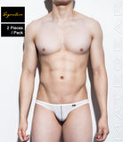 [2pc/Pack] Sexy Men's Underwear Mini Bikini Briefs - Kum Ja (Ultra Thin Nylon Signature Series)