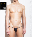 [2pc/Pack] Sexy Men's Underwear Mini Bikini Briefs - Shi Woo (Air Nylon Signature Series)