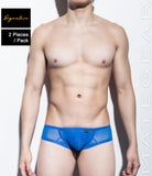 [2pc/Pack] Sexy Men's Underwear Signature Mini Squarecut Trunks - Da Hee (Mesh Series)