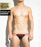 Sexy Mens Underwear Maximizer Mini Bikini - Won Ho (Black Air Nylon)