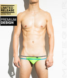 Sexy Mens Underwear Maximizer Mini Bikini - Won Ho (Lime Cotton)